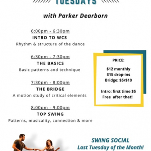 WCS Classes & Social Dance w/Parker Dearborn