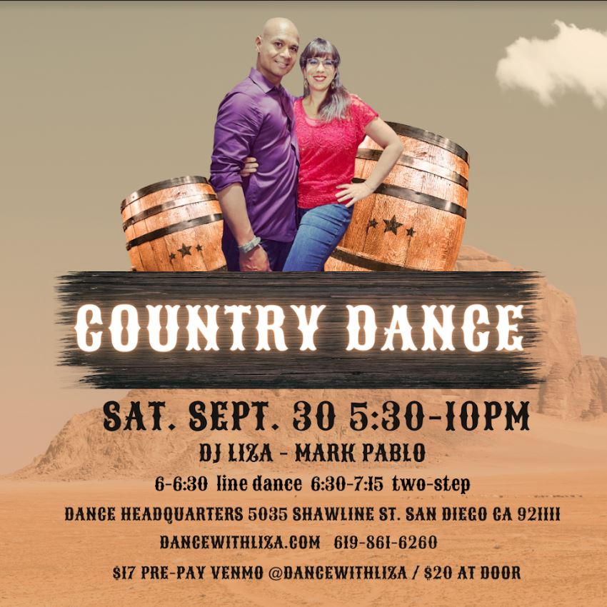 Country Swing Dance Party w/Liza Marians & Mark Pablo